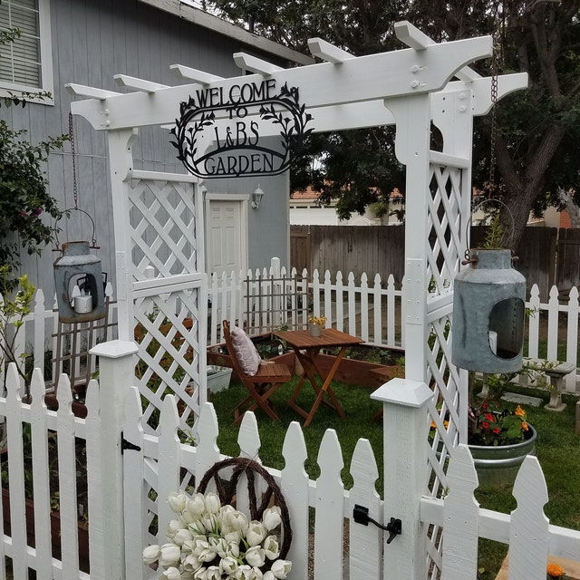 Thumbnail: Welcome to the Garden, Custom Garden Sign