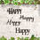 Thumbnail: Home Wall Art, Happy Metal Word Sign