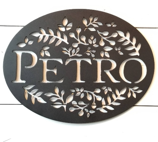 Thumbnail: Last Name Spring Time Custom Family Leaf Sign
