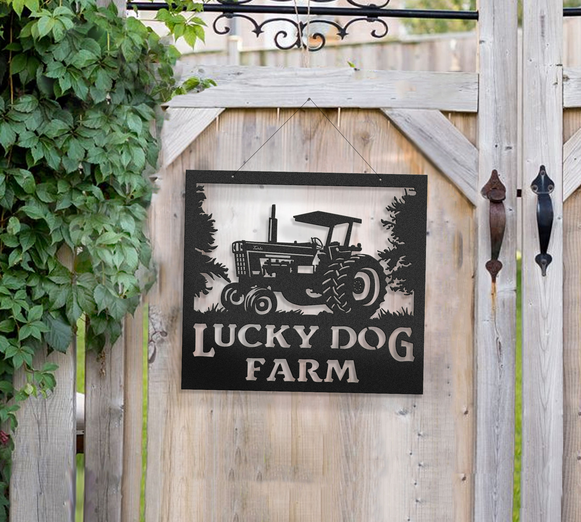 International 1066 Tractor Metal Farm Sign
