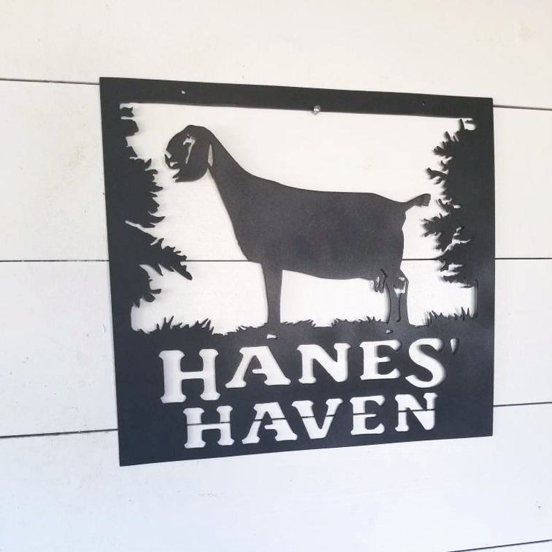 Thumbnail: Nubian Goat Farm Sign