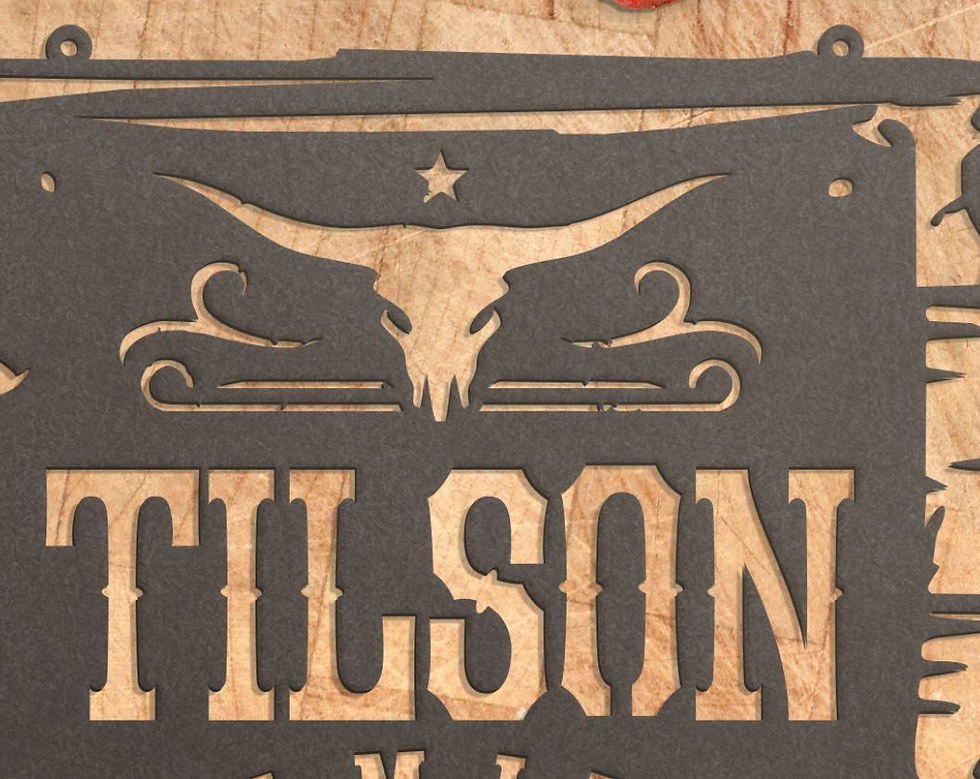 Thumbnail: Custom Family BBQ Sign, Outdoor Kitchen Decoration