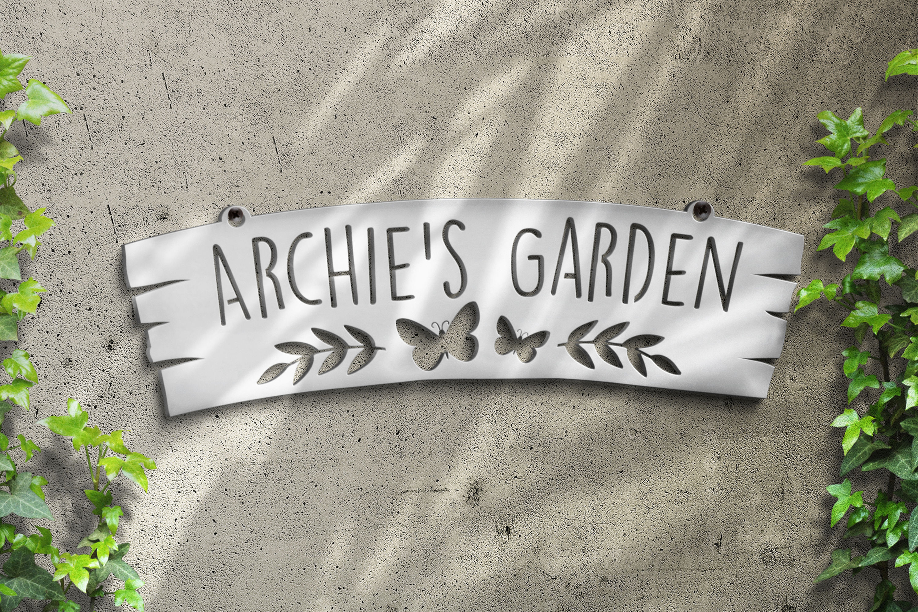 Personalized Hanging Garden Sign ~ Gift for Gardener