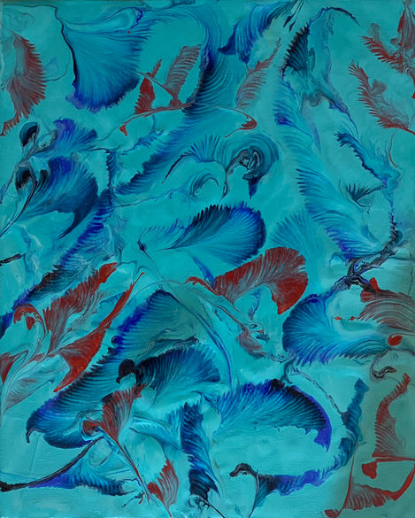 Leaves in water