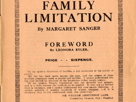 Society Page:
Ms Margaret Sanger