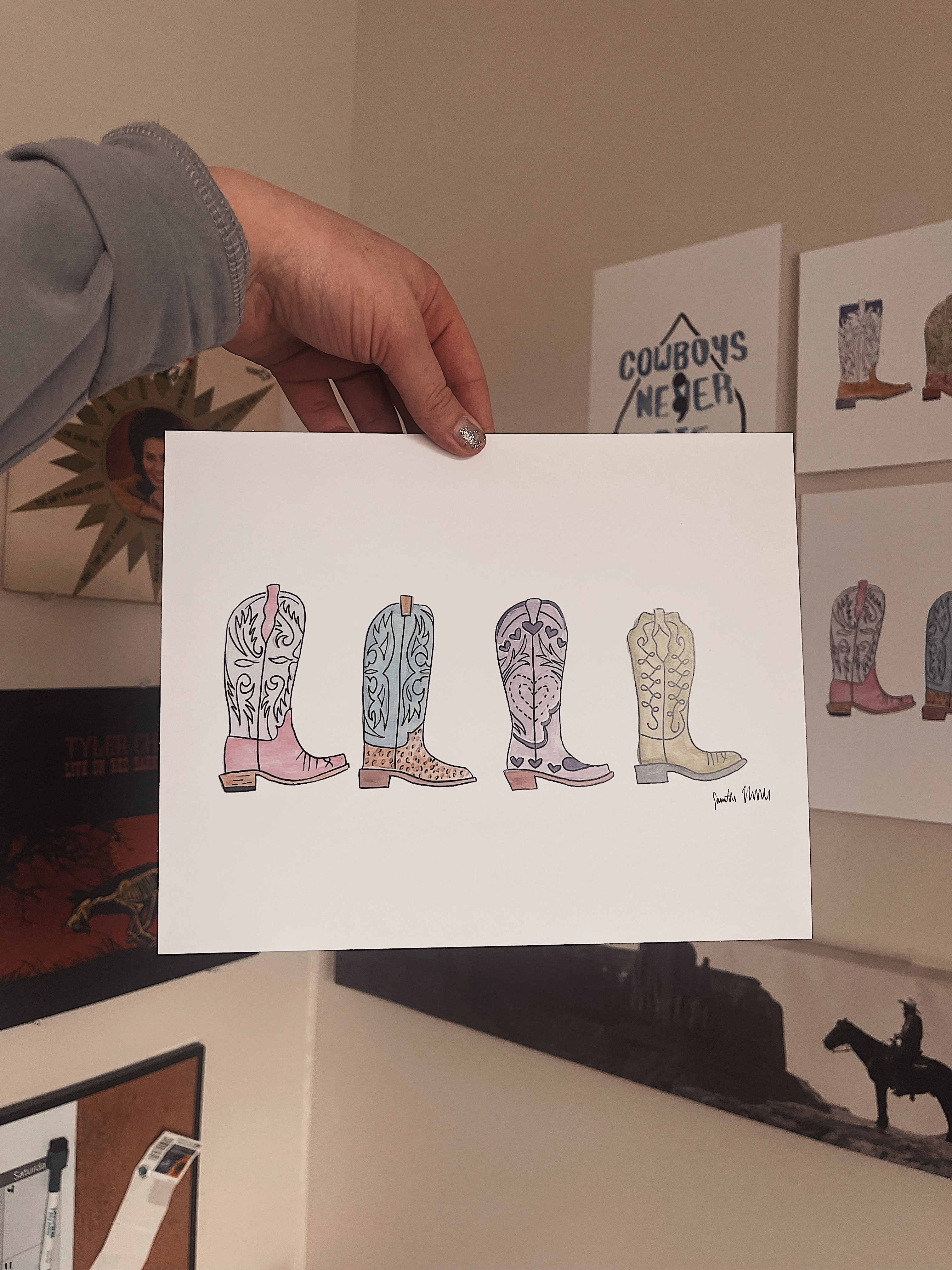 8x10 COWGIRL LOVER print