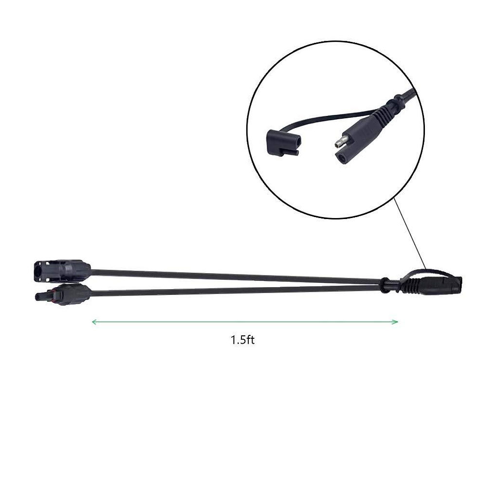 Thumbnail: ACOPOWER Solar Panel Connector-Sae Adapter