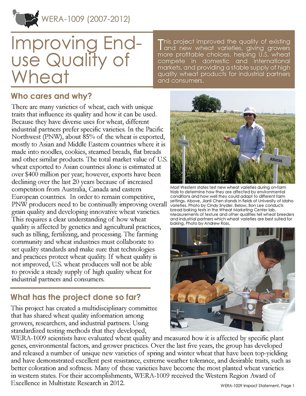 Click to view and/or download a PDF of the Impact Statement.