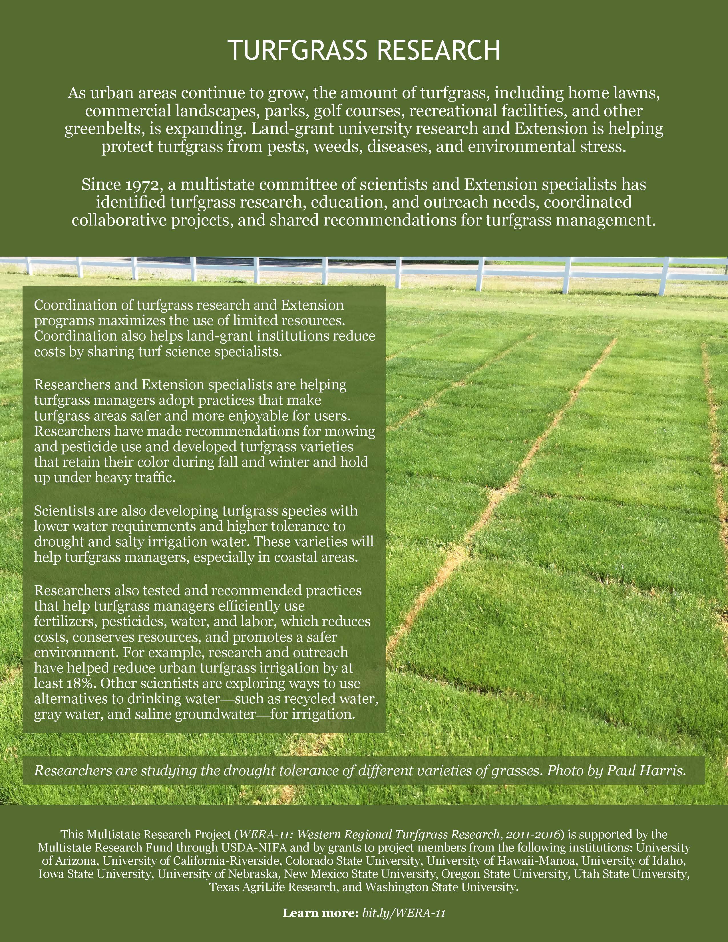 turfgrass research wera 11 2011 2016 turfgrass irrigation