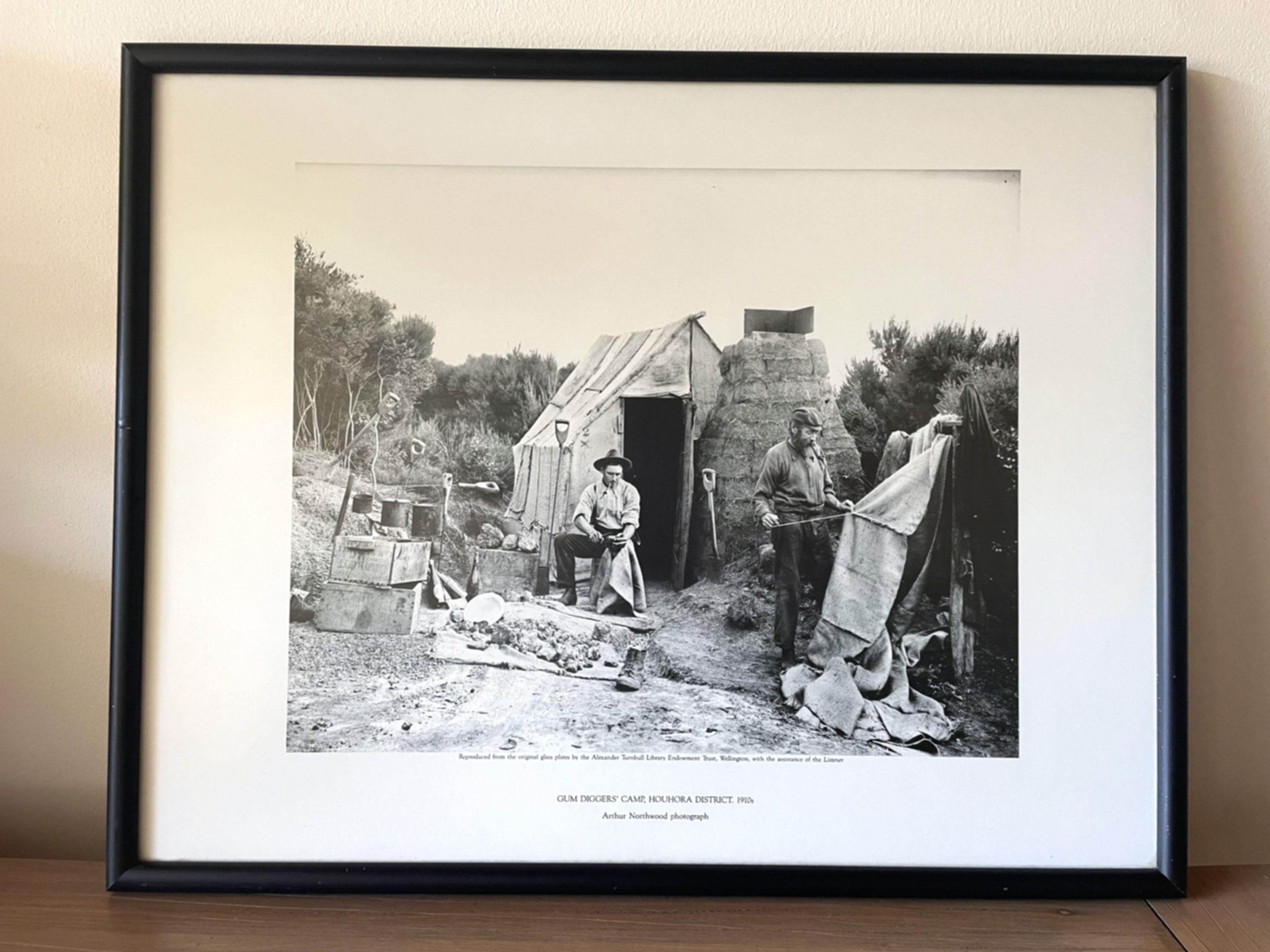 Gum Diggers Camp 1910’s Framed Photographic Print
