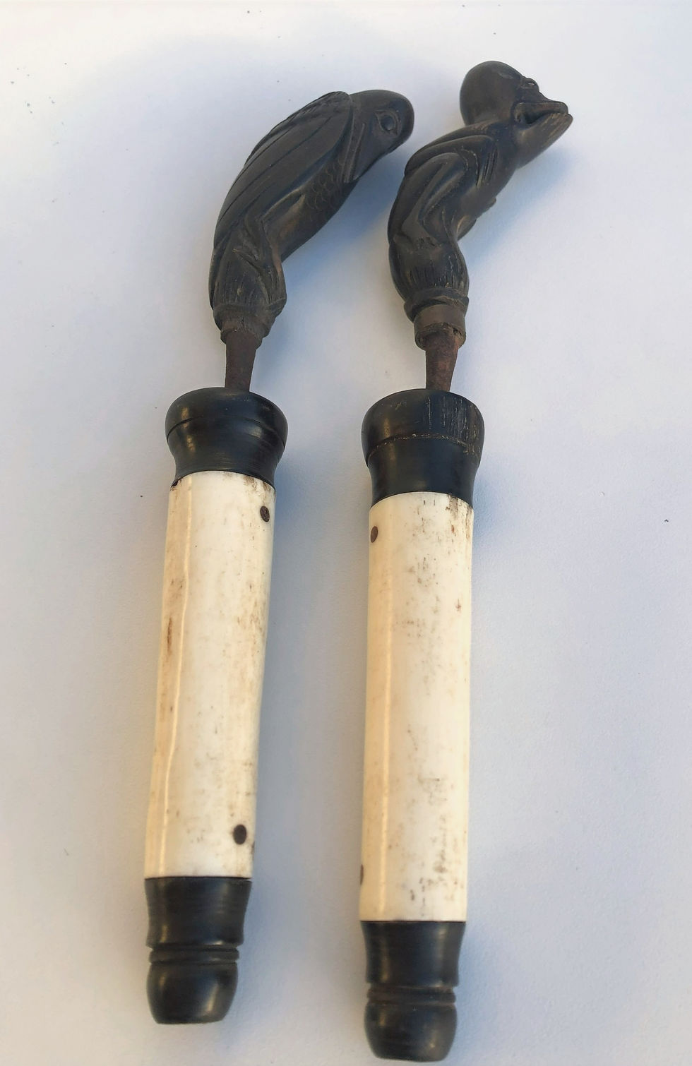 carved tribal tools