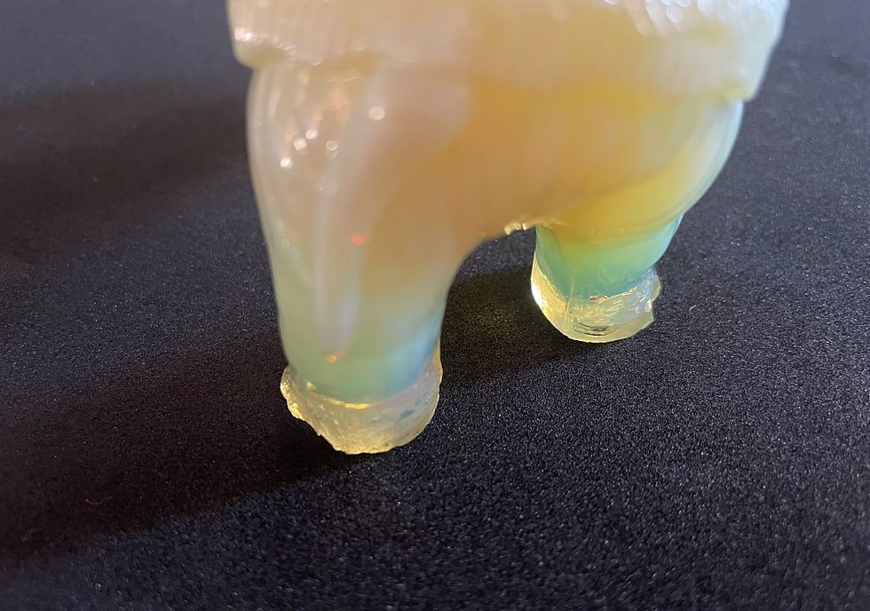 Thumbnail: Burtles, Tate and Co. Uranium Glass Elephant