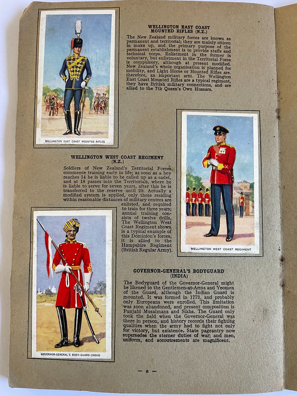 Thumbnail: vintage cigarette card album