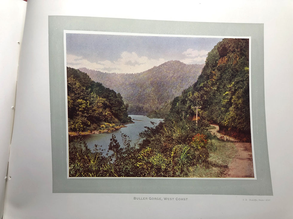 Thumbnail: Red Coloured antique New Zealand Photograph booklet