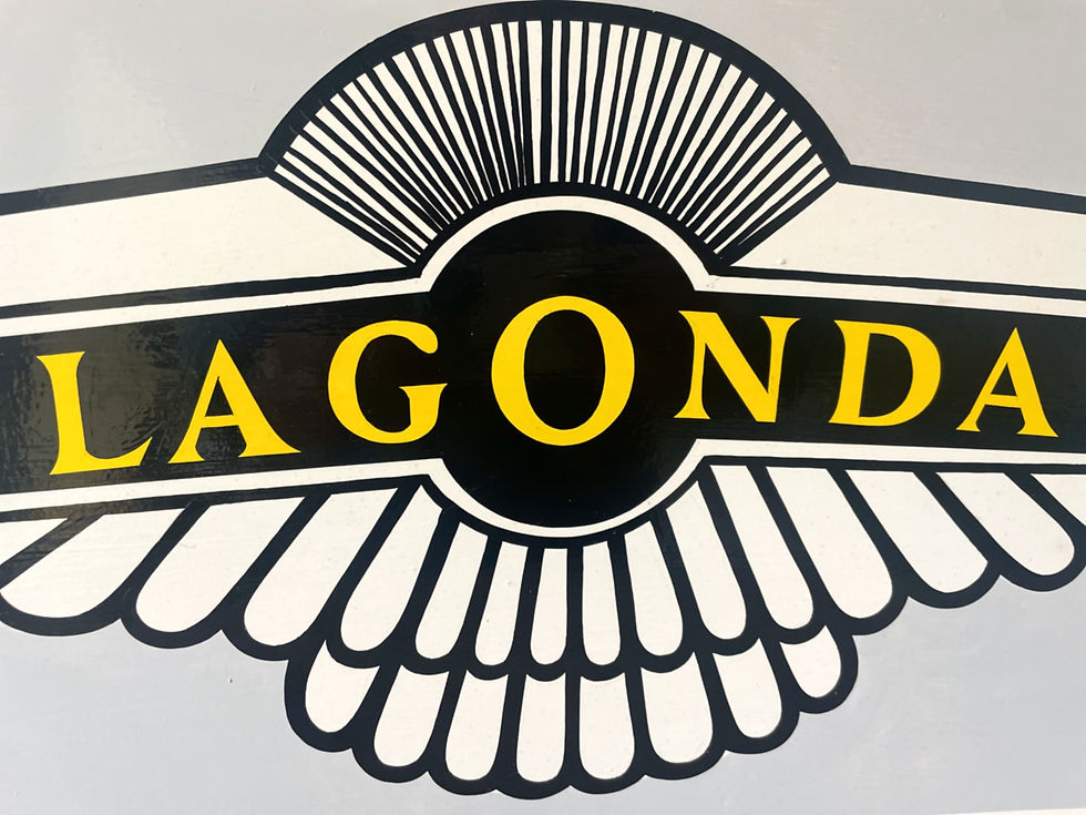 Thumbnail: Lagonda motif advertising sign
