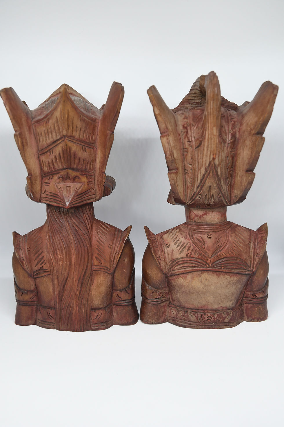 Thumbnail: Pair of Balinese Wooden Carvings