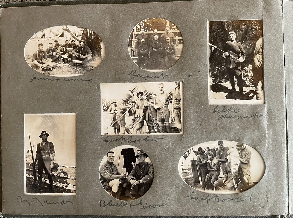 Thumbnail: WW1 photo album