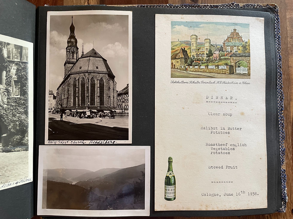 Thumbnail: Vintage postcard album