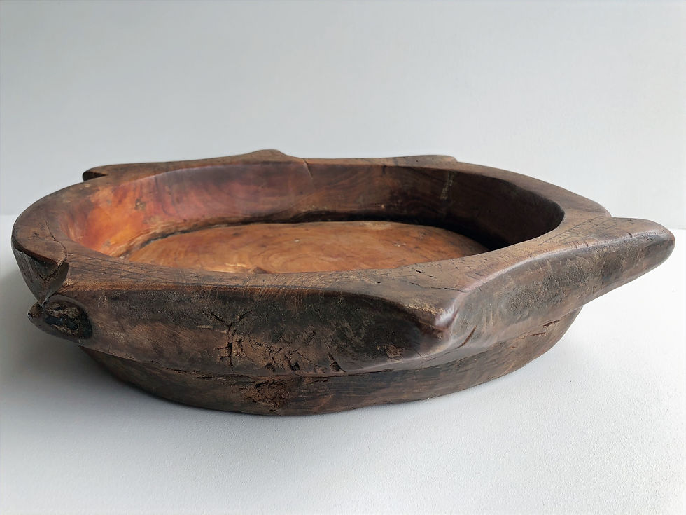 Thumbnail: rustic wooden fruit bowl
