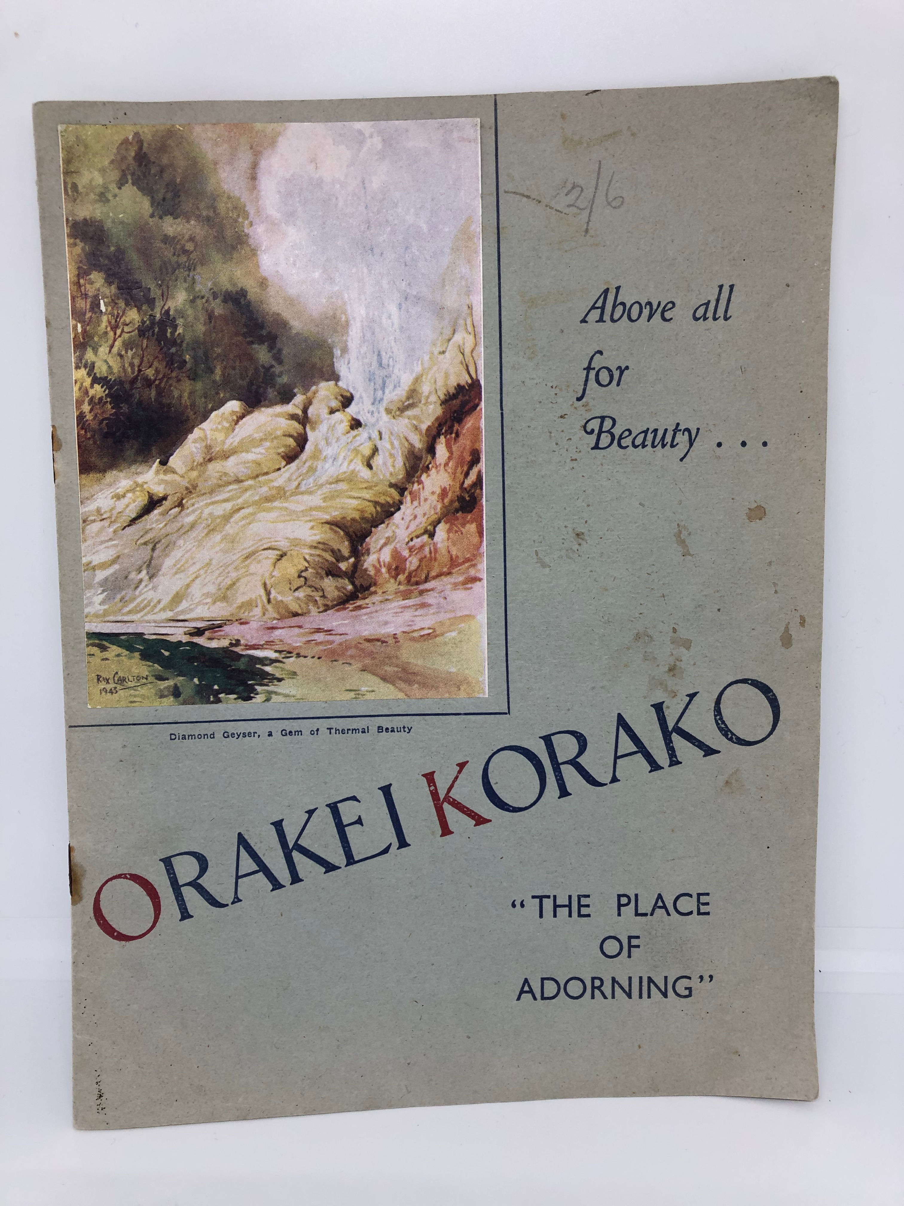 old new zealand tourist brochure