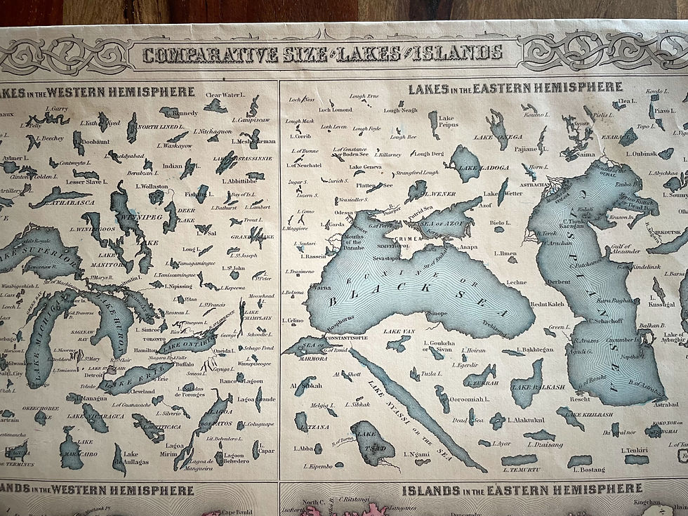 Thumbnail: Vintage coloured map