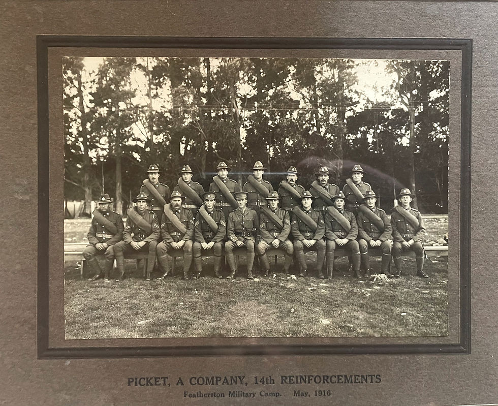 WW1 photograph of soldiers