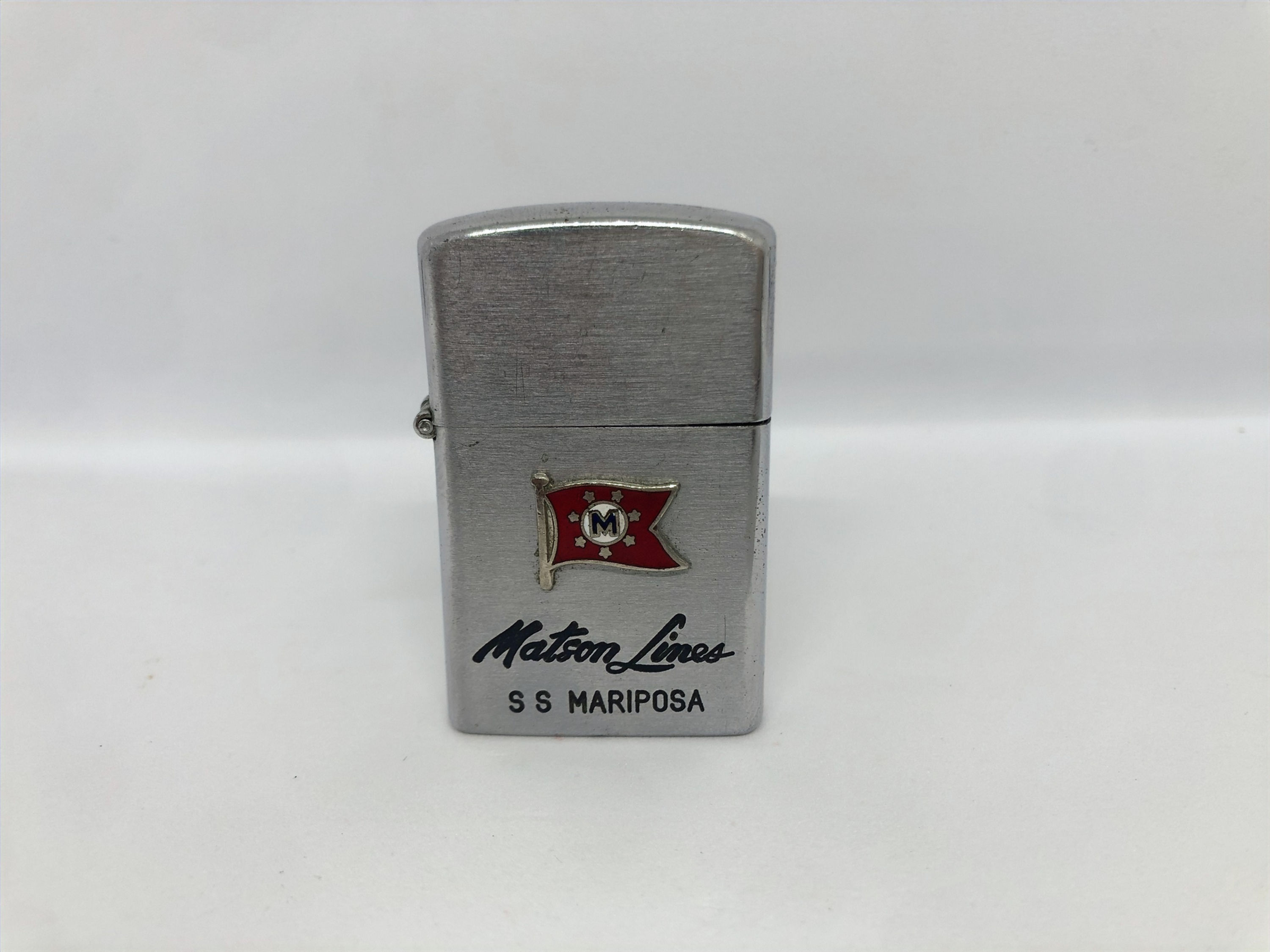 vintage silver cigarette lighter