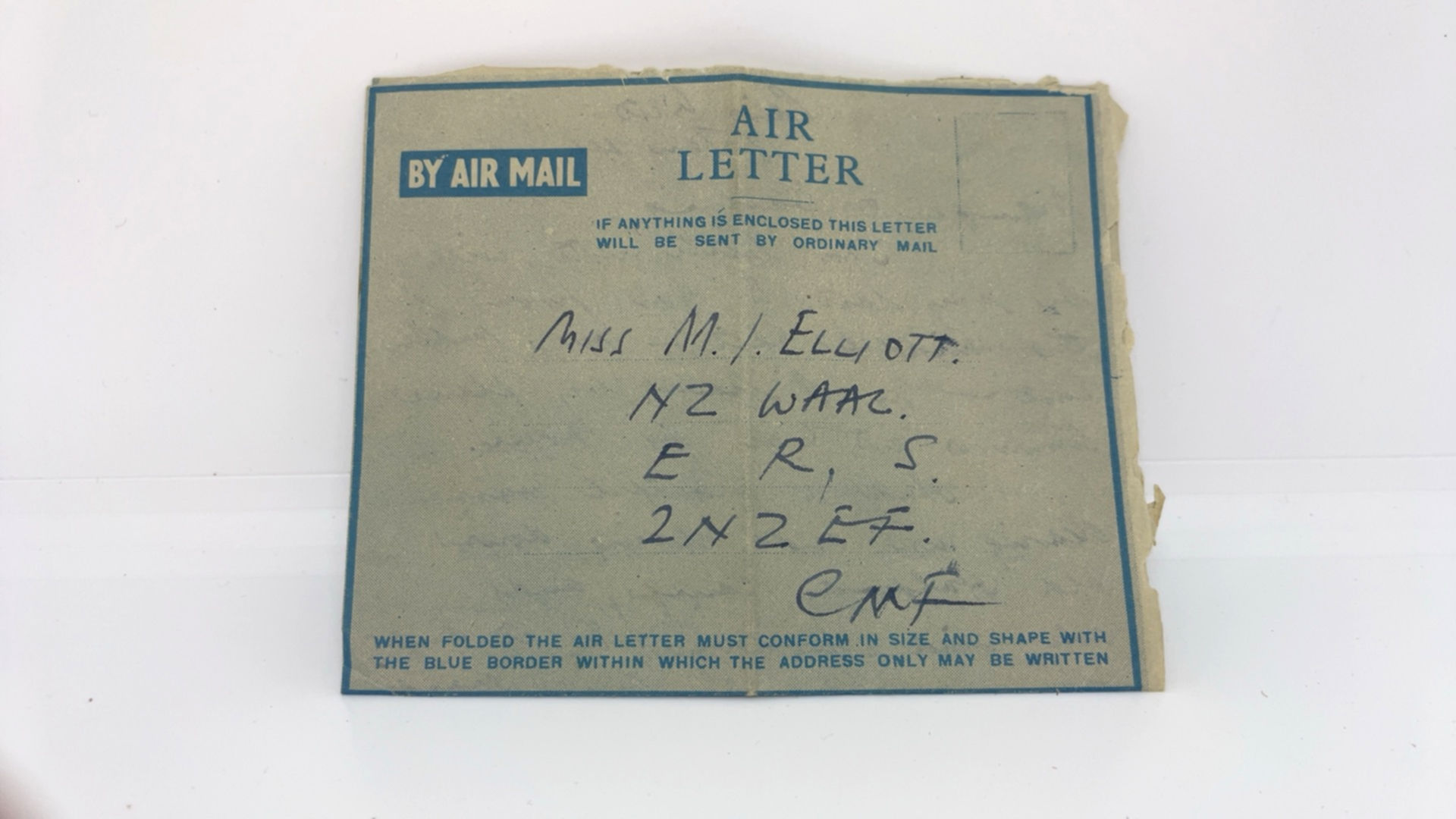 vintage air mail letter