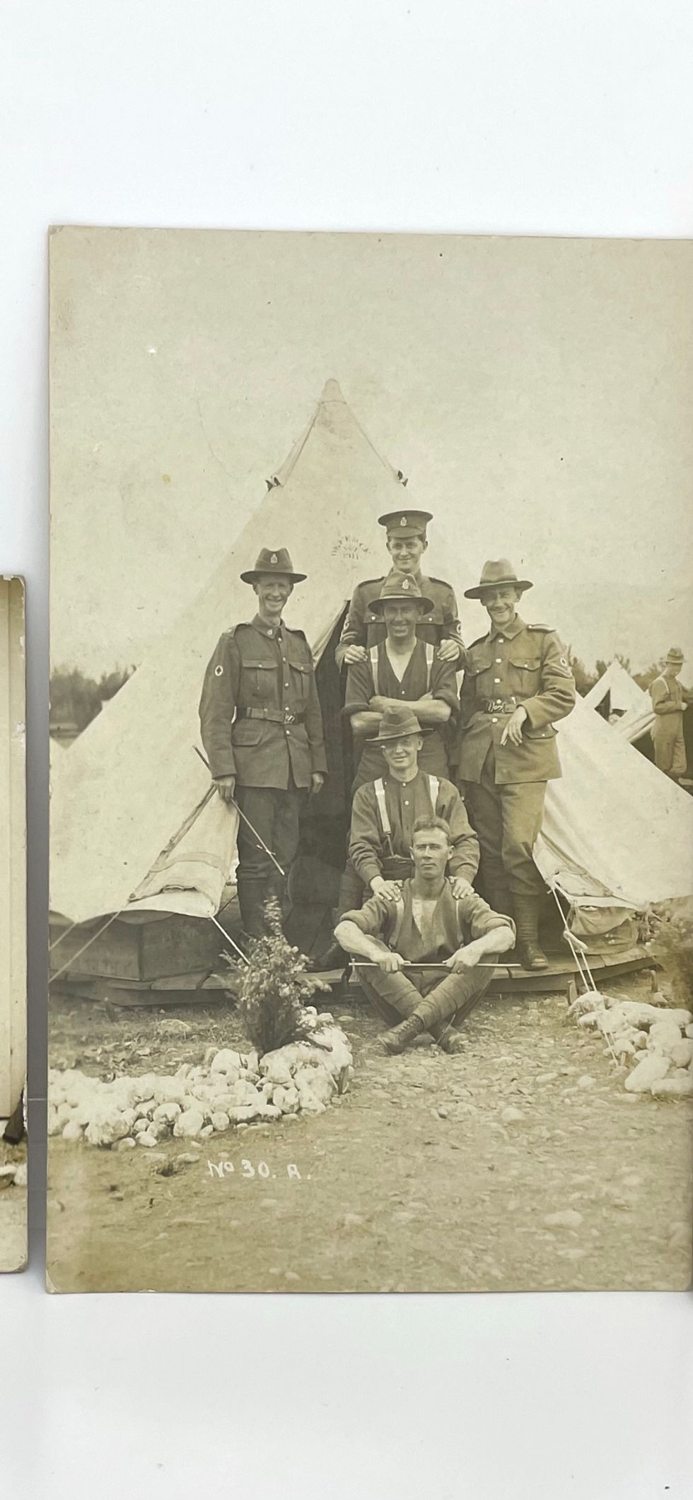 Thumbnail: three vintage war time postcards