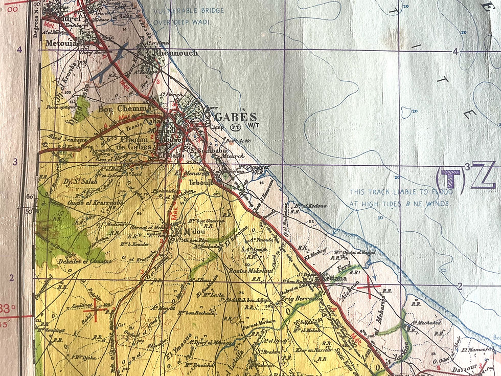 Thumbnail: vintage WW2 map