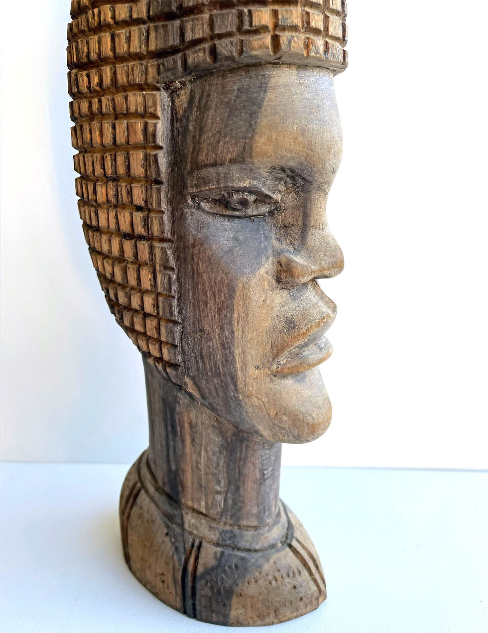 Thumbnail: African Carved Wooden Bust