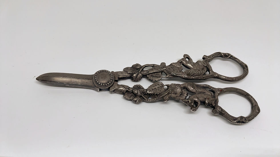 antique grape scissors
