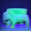 Thumbnail: uranium glass elephant