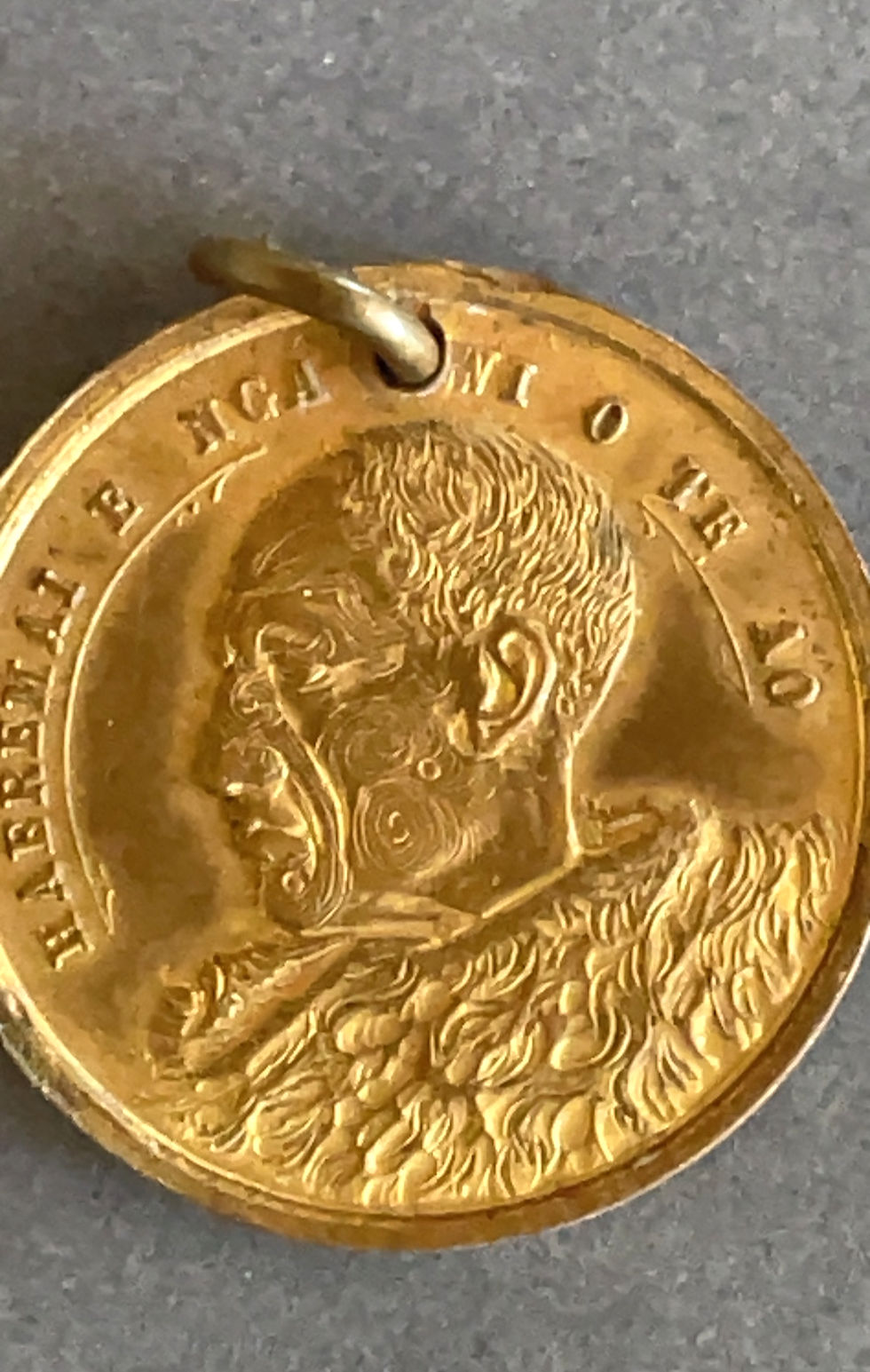 Thumbnail: gold souvenir medal