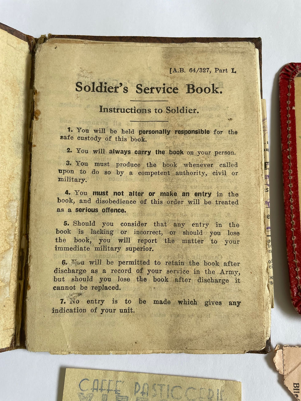Thumbnail: WW2 soldiers paybook