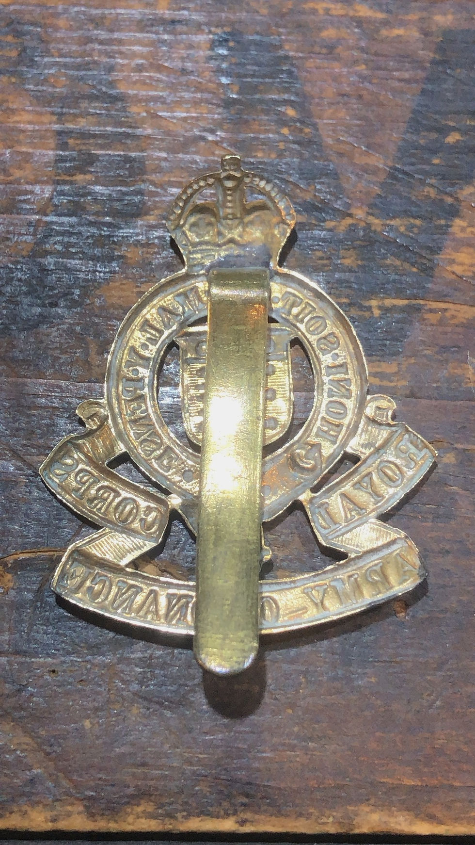 Brass Military cap badge