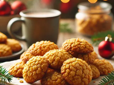Crunchy Honey Holiday Cookies