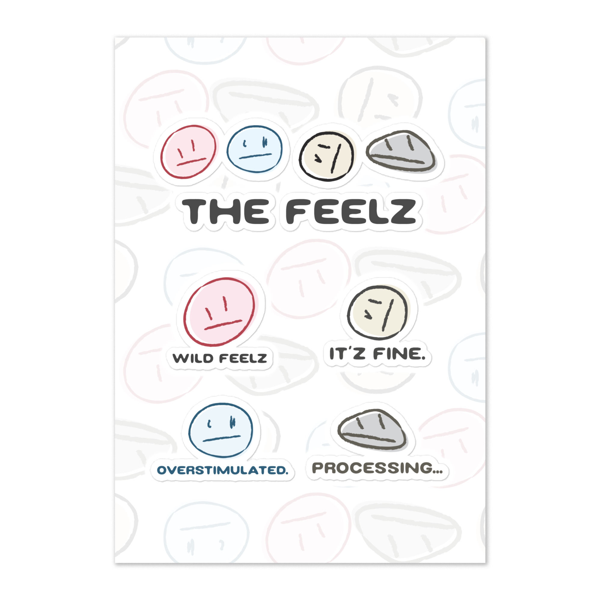 The Feelz Stickerz Sheet
