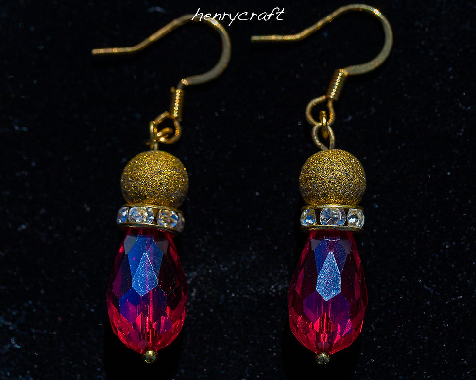 Thumbnail: Red & Gold Lion Necklace