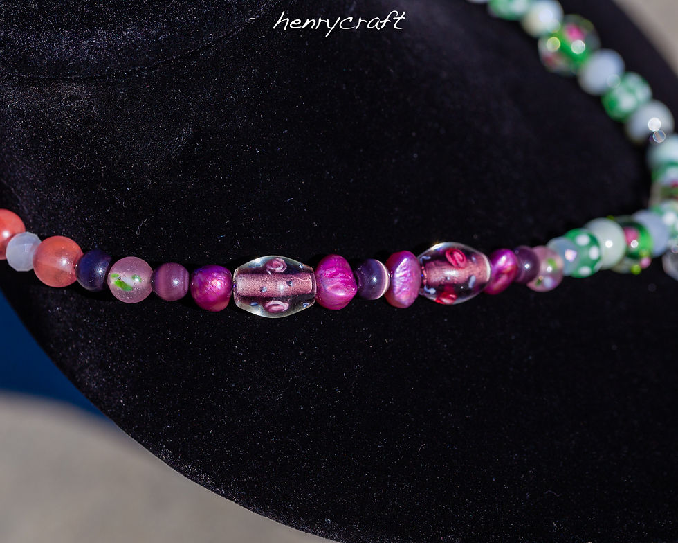Haunted Mansion Tight Rope Walker inspired necklace detail