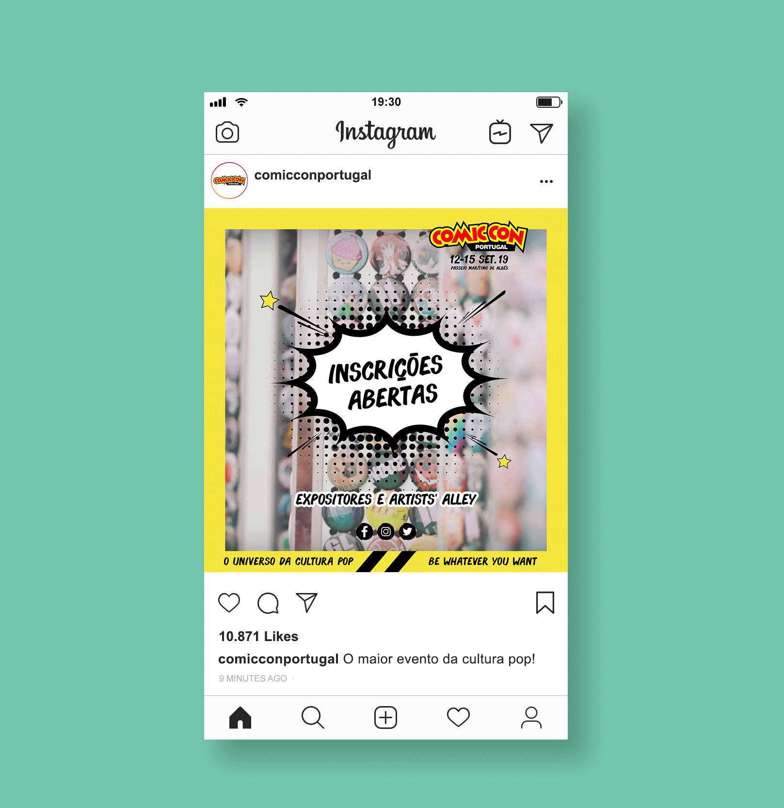 Gestão de Redes Sociais da Comic Con Portugal-simple-2018.gif