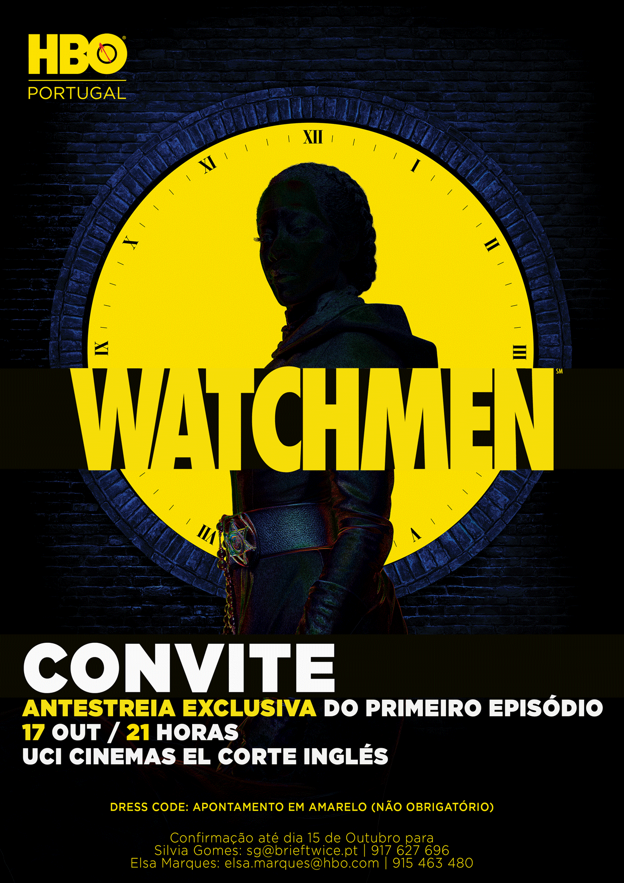 Convite Watchmen - HBO Portugal