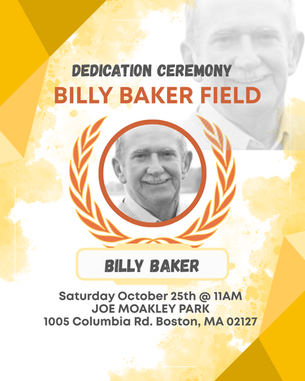 Billy Baker's Field Dedication Ceremony.