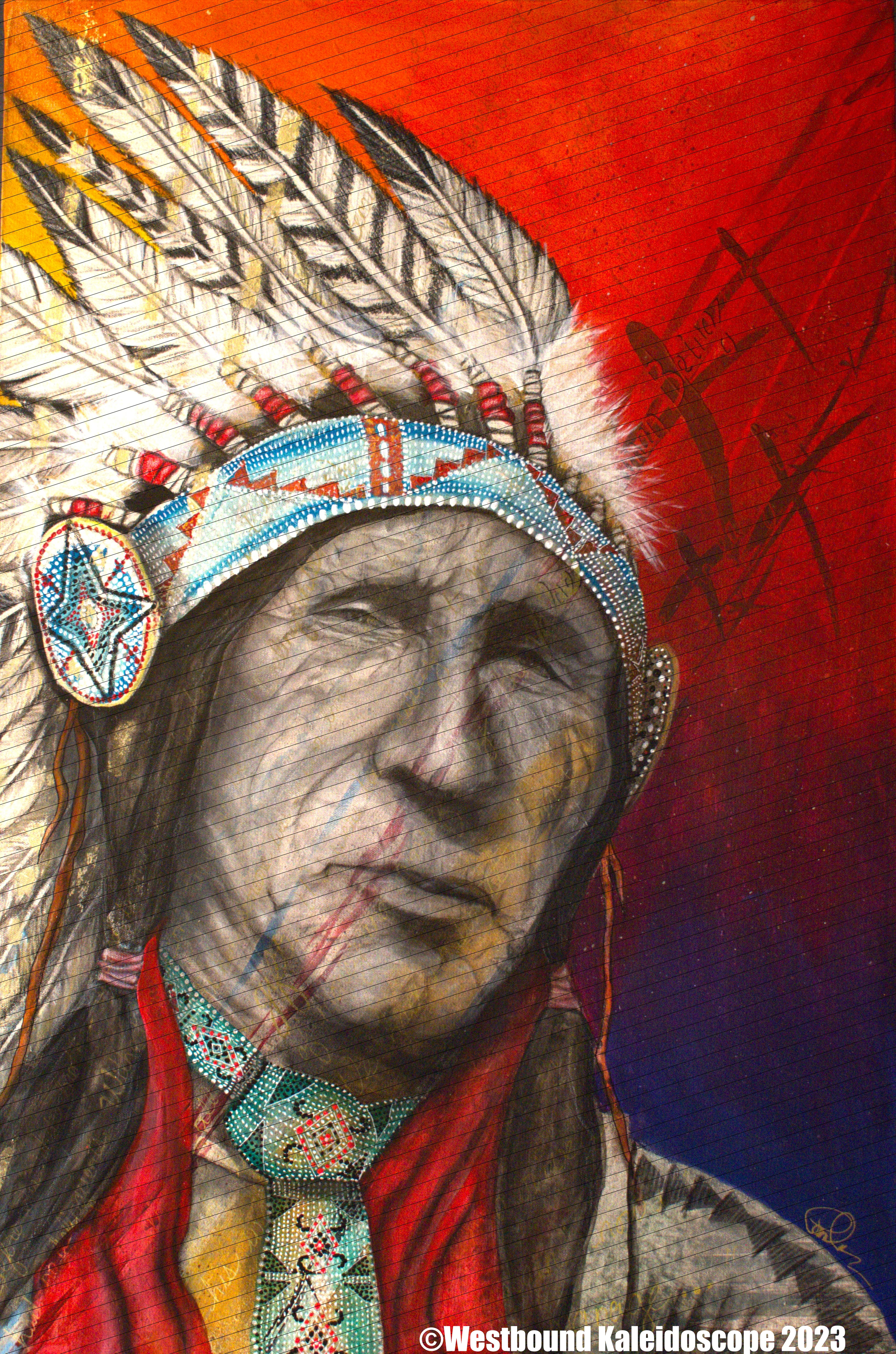 John Fire Lame Deer  11x17" Print