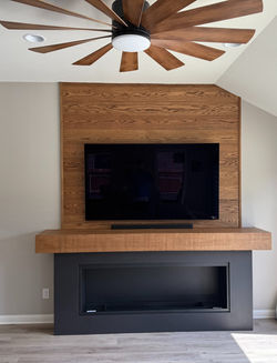 Custom Mantle & Fireplace