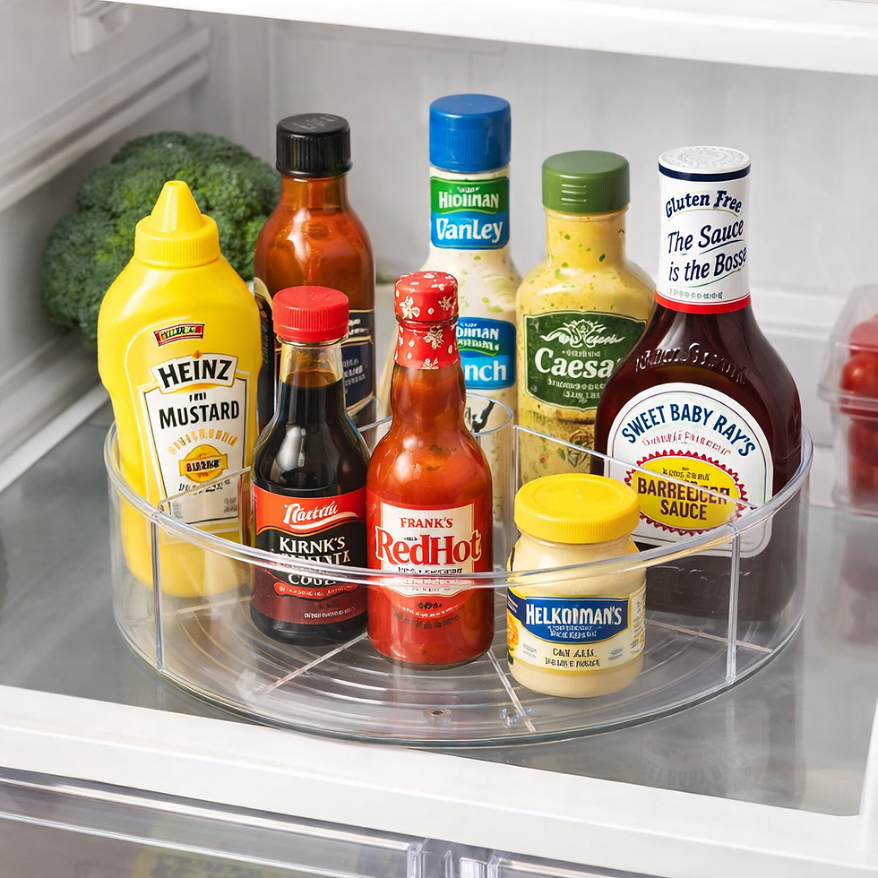 الصورة المصغرة: ארגונית מסתובבת שקופה 360° – CLEAR TURN 