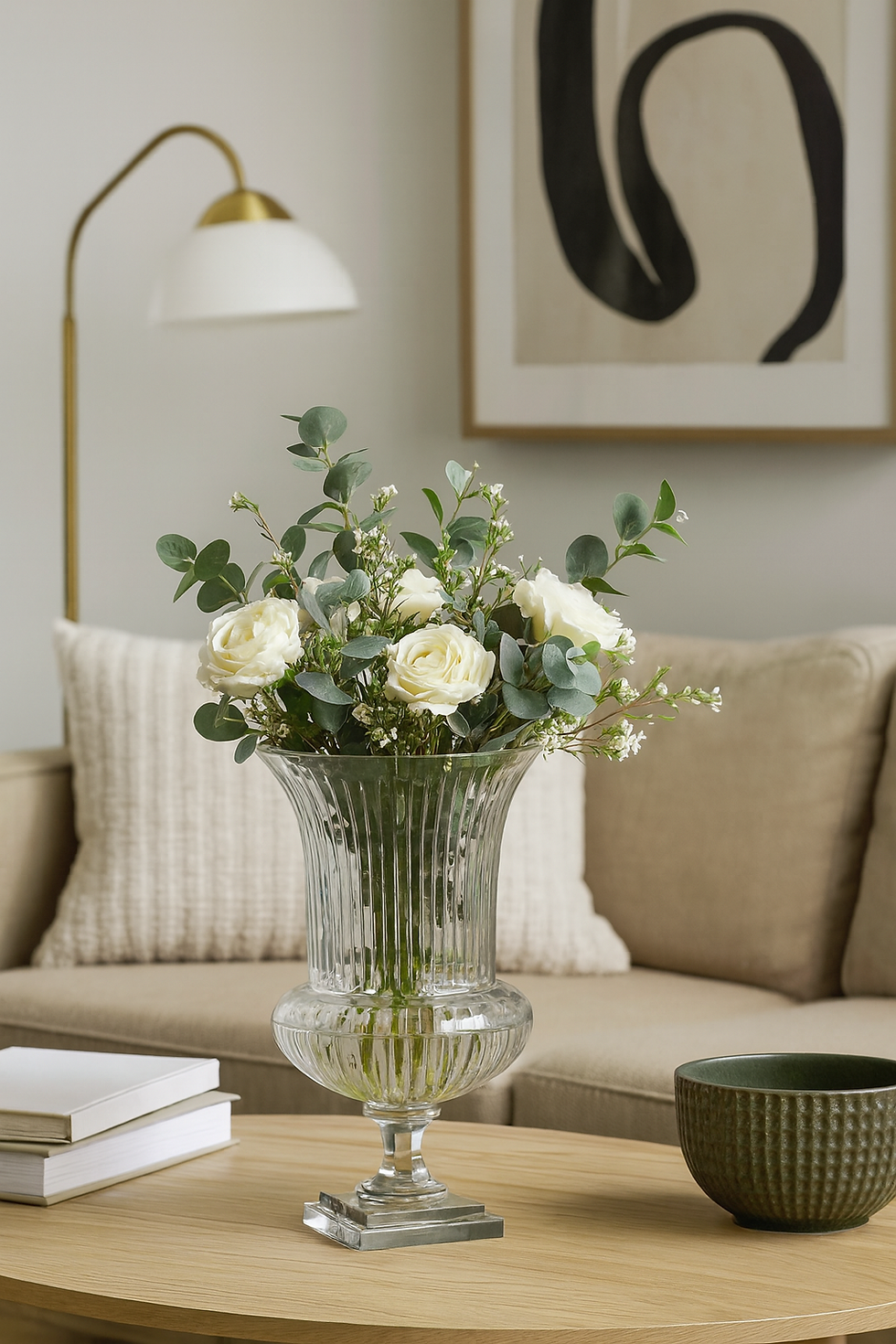 ואזה זכוכית יוקרתית LUMIERA – עיצוב קלאסי נצחי