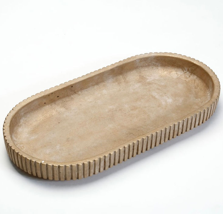 תמונה ממוזערת: מגש אובלי Travintin Trophy בגוון חום 