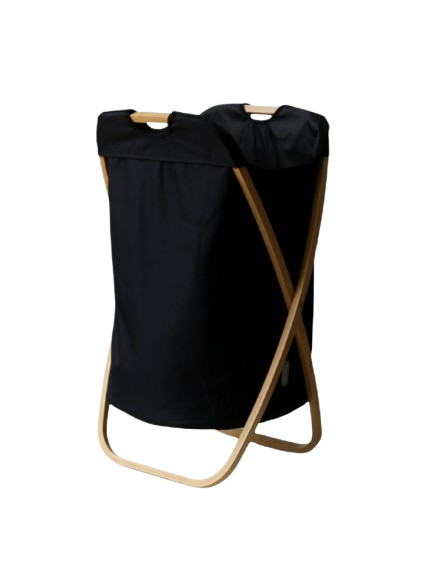 الصورة المصغرة: סל כביסה במבוק כפול – עיצוב סקנדינבי מפואר