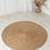 الصورة المصغرة: שטיח חבל עגול JUTE NATURAL LOOP – חבל טבעי במראה חמים